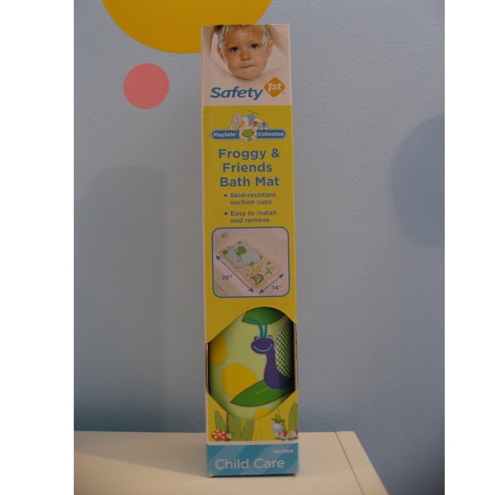Safety 1st Froggy & Friends Bath Mat NIB